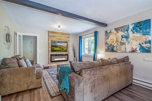 Smart-TV, Kamin, Videospiele, DVD-Player