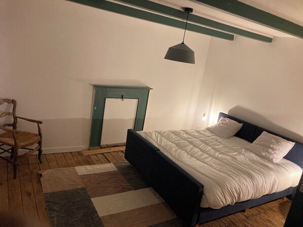 3 chambres, draps fournis