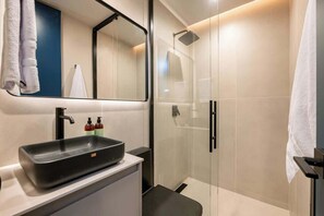 Shower, hair dryer