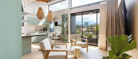 Televisie en een kantoor