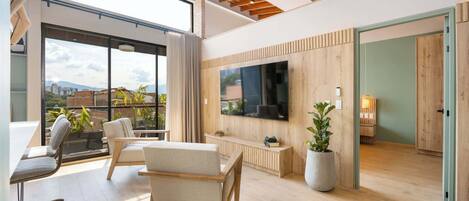 Televisie en een kantoor