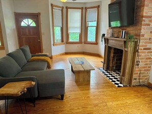 Smart TV, books, video library, offices