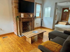 Smart TV, books, video library, offices