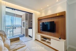 Basic Apartment | Living area | 32-inch Smart TV with digital channels