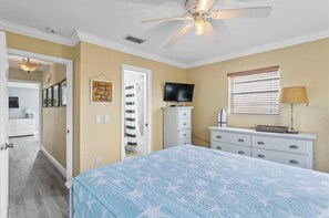 2 bedrooms, iron/ironing board, travel crib, free WiFi