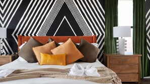 5 chambres, bureau, Wi-Fi gratuit, draps fournis