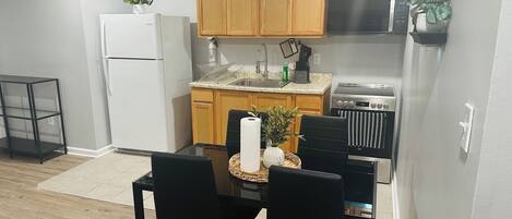 Microwave, oven, stovetop