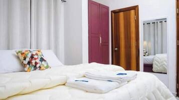 2 slaapkamers, beddengoed