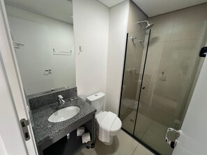 Towels, soap, toilet paper