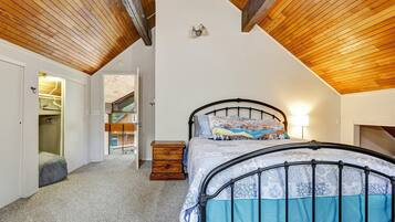 4 slaapkamers, een strijkplank/strijkijzer, wifi, beddengoed