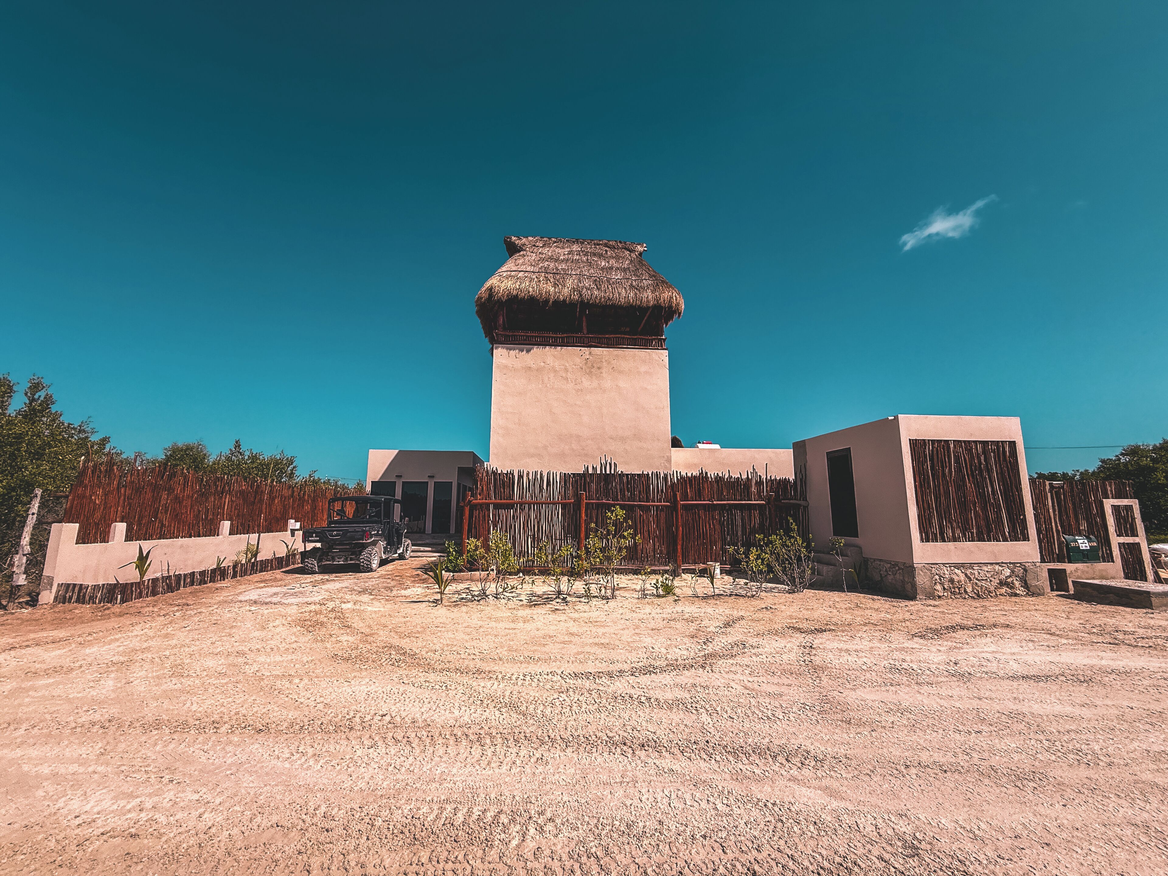 Fachada de la propiedad