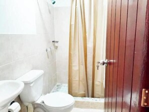 Towels, soap, toilet paper