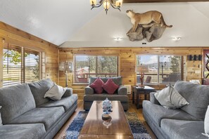 Una Smart TV, una chimenea