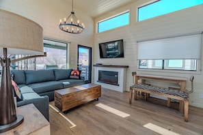 Cabin, Desert View | Living room - Village Camp Moab (Moab)