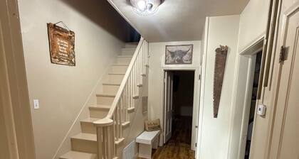 3 bedroom/2 bath, two story rock house is ready to accodomate you and your crew!