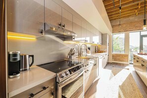 Fridge, microwave, stovetop, dishwasher - Historic Elegance with Balcony Downtown View (Ogden)