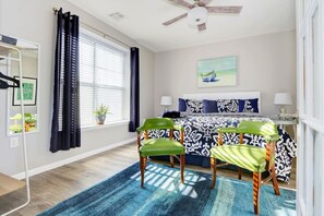 4 dormitorios, tabla de planchar con plancha, wifi y ropa de cama