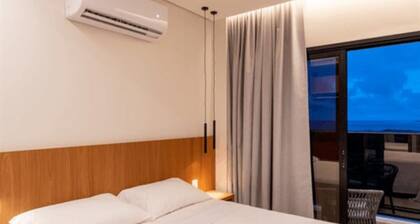 Cozy 1-bedroom apartment with fitness room and AC in charming Salinópolis