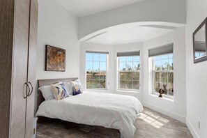 5 bedrooms, iron/ironing board, travel cot, WiFi