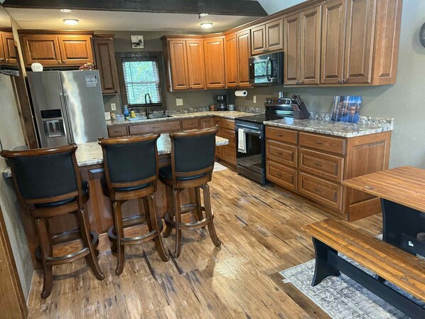 Microwave, oven, stovetop