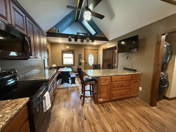 Microwave, oven, stovetop