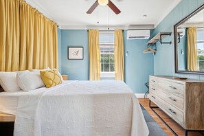 2 bedrooms, iron/ironing board, travel cot, WiFi