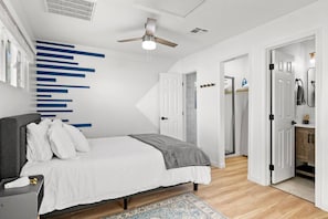 1 dormitorio, tabla de planchar con plancha, cuna de viaje y wifi