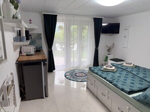 1 室のベッドルーム、アイロン / アイロン台、WiFi、ベッドシーツ