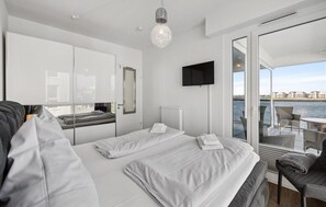 2 Schlafzimmer, Reisekinderbett, kostenloses WLAN, Bettwäsche