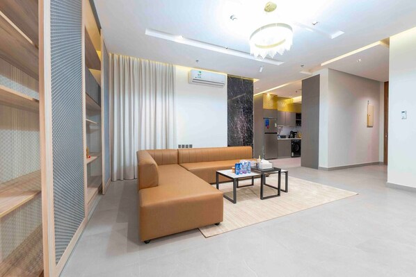 Apartment (2 Bedrooms) | Front of property - Trendy Apartment in Alwadi Vlll (Riyadh)