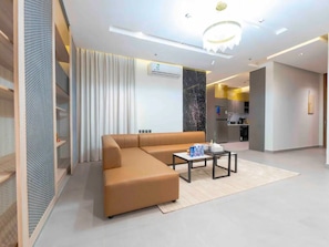 Apartment (2 Bedrooms) | Interior - Apartment Luxurious and Modern Design in Alwadi Xl (Riyadh)