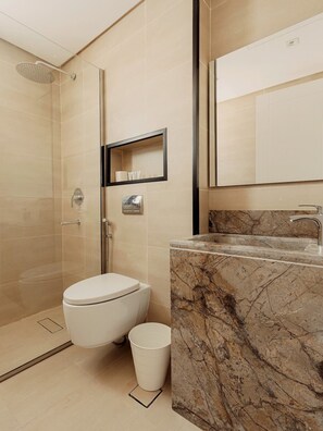 Apartment (3 Bedrooms) | Bathroom - Three Bedroom Trendy Apartment in Alnarjis (Riyadh)