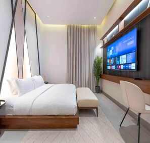 1 chambre, espace de travail pour ordinateurs portables, literie fournie