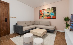 Apartment (1 Bedroom) | Front of property - Trendy and Cozy Apartment in Almughrizat (Riyadh)