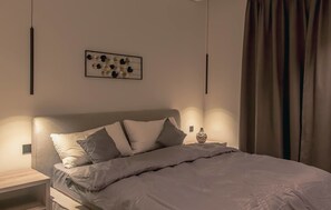 Apartment (2 Bedrooms) | Interior - Trendy and Cozy Apartment in Hittin Compound (Riyadh)