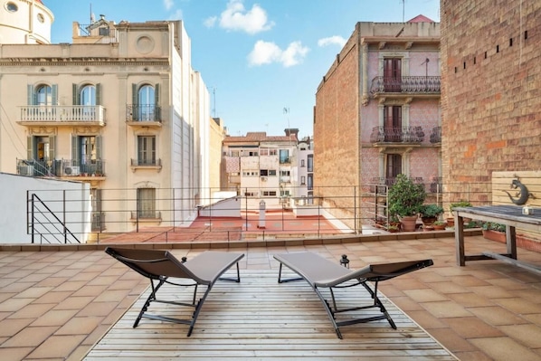 Apartamento (3 Bedrooms) | Terraço/pátio