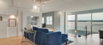 Indoor Pool + Waterfront Deck: Spacious Jay Home