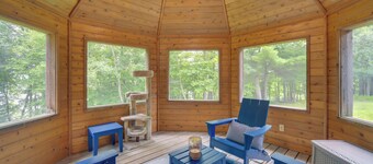 Swim Dock & Game Room: Lakefront Home in Siren!