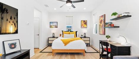 1 多间卧室、WiFi、床单