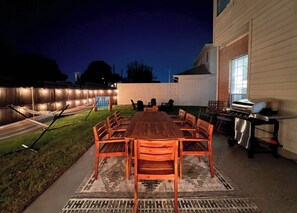 Outdoor dining - Spacious Family Home w/ Game Room + Fenced Yard (Richardson)