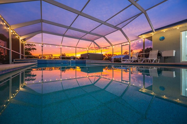 Opvarmet pool