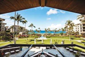 Condo (3 Bedrooms) | View from room - KBM Resorts Free CAR Luxury Oceanfront Villa at Montage Kapalua Bay Private Lanai and BBQ Mon-5203 (Kapalua)