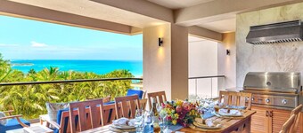 KBM Resorts Luxury Oceanfront Villa at Montage Kapalua Bay Private Lanai and BBQ Free Rental Car Malia-at-montage-kapalua-bay
