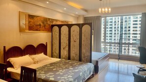 Blackout drapes, iron/ironing board, free WiFi, wheelchair access