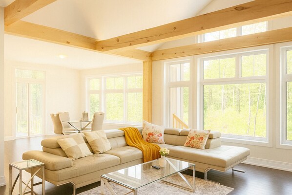 Televisión y chimenea 