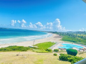 On the beach, sun-loungers, beach towels - GREENBLUE 1 MILLION DOLLARS VIEW ORIENT BEACHFRONT KING BED BEACHPOOL PKG 4 SCES (Orient Bay)