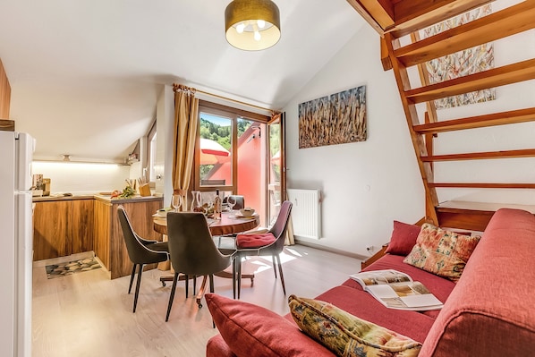 Living and dining room