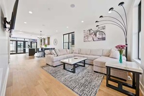 Luxury House, Non Smoking | Living area | 32-inch Smart TV with digital channels, Netflix, Hulu