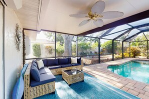 Et oppvarmet basseng