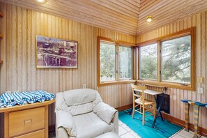 Fernseher, Kamin